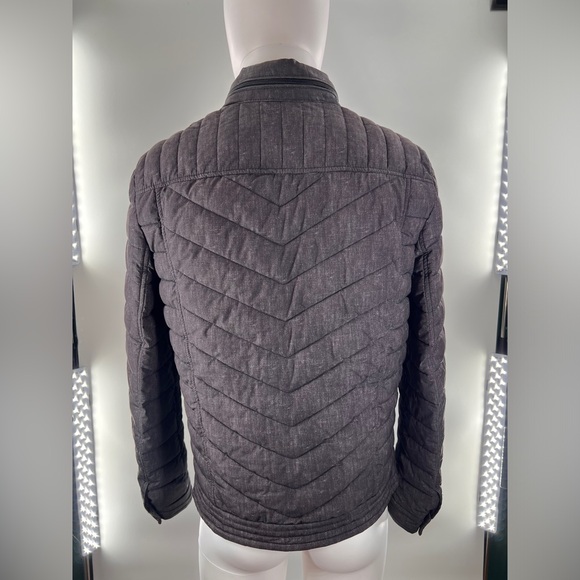 GUC Guess Chevron Quilted Puffer Coat - Picture 7 of 16